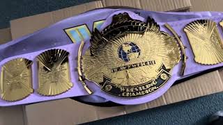 Purple Winged Eagle WWE Championship Replica: THEY FINALLY GOT THIS TITLE RIGHT!!!