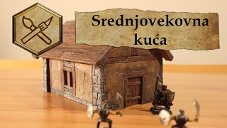 Napravi Sam - Srednjovekovna kuca , maketa za D\u0026D ili wargaming