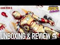 Iron Man MK42 Iron Man 3 Threezero DLX Unboxing & Review