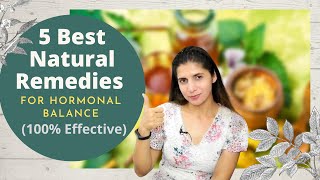 5 Best Natural Remedies For Hormonal Balance | Foods For Females with PCOS PCOD | 100% Effective