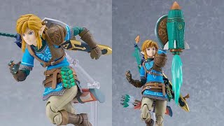 New legend of Zelda tears of the kingdom link action figure revealed good smile company