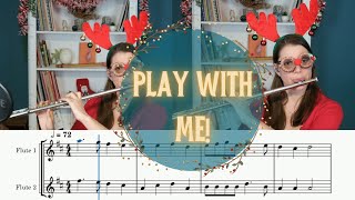 Deck the Halls - Play this FUN flute duet with me!