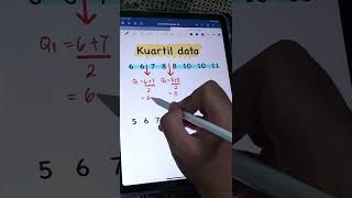 kuartil data tunggal #math