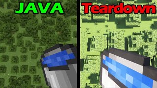 java vs teardown - compilation