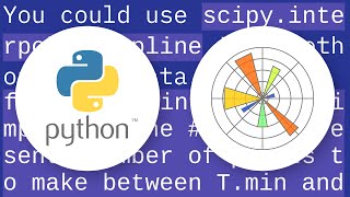 Plot smooth line with PyPlot