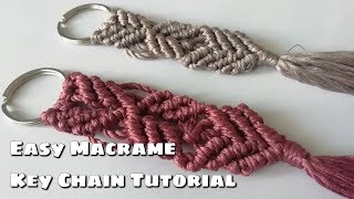 Easy Macrame Key-chain Tutorial