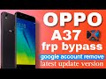 OPPO A37 frp bypass without PC latest update version with new method 2023