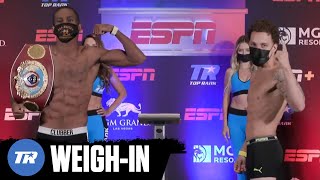 Jamel Herring and Jonathan Oquendo Make Weight! World Championship Fight Official | FULL WEIGH- IN