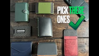 What are The BEST EDC Wallets Worldwide ? Secrid vs Wingback vs Aviator vs Akeeni XSTO & MORE!