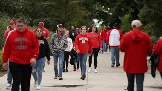 Husker fans tailgate ahead of Georgia Southern football game