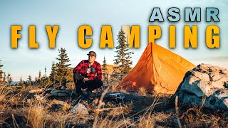 Solo Backcountry Fly Camping | ASMR