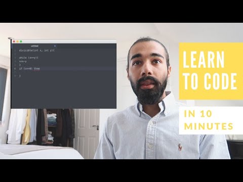 Basics of CODING in 10 minutes