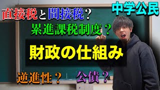 中学社会・公民⑪〜財政の仕組み〜