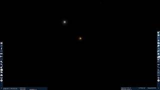 cool ass binary system eclipses in spaceengine
