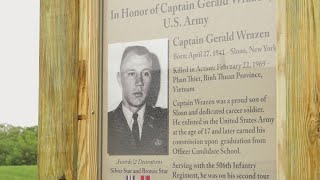 Park dedication honors hometown hero