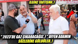Avukatla röportaj yaparken araya giren AKP'li adam "2023'de Gaz Çıkaracağız..!" dedi..!