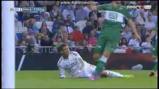 Cristiano Ronaldo penalty goal Real Madrid vs Elche 4-1