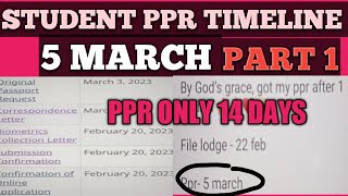 5 MARCH LATEST PPR TIMELINE CANADA 🇨🇦/CANADA PPR TIMELINE TODAY 🇨🇦/ PPR TIMELINE TREND