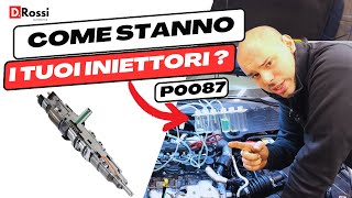 WHAT DAMAGE DOES A BROKEN HIGH PRESSURE PUMP CAUSE? CAN THE STATUS OF THE P0087 INJECTORS BE CHECKED