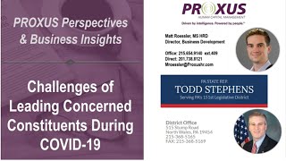 PROXUS Perspectives \u0026 Business Insights: Challenges of Leading Concerned Constituents During COVID