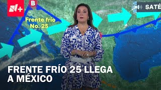 Frente frío 25 provocará tiempo lluvioso y nevadas - Las Noticias