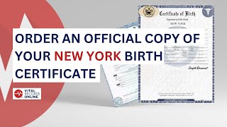 Order a Copy of Your New York Birth Certificate From Home - Vital Records Online