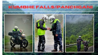 Chasing Waterfalls \u0026 Reaching Panchgani: A MotoVlog Adventure!