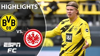 Erling Haaland & Borussia Dortmund despair in defeat vs. Frankfurt | ESPN FC Bundesliga Highlights