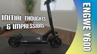 First Impressions: Engwe Y600 E-Scooter Review!