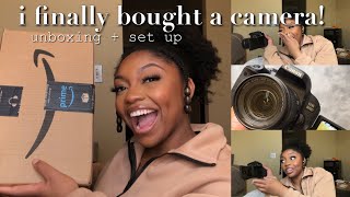 I BOUGHT A CAMERA | Canon t7i unboxing + setup