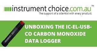 Unboxing the IC-EL-USB-CO Carbon Monoxide Data Logger