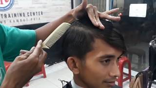 Tempat pelatihan pangkas rambut pria