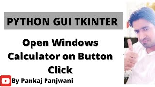 Python tkinter | Open Calculator On Button Click