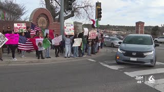 Hundreds gather in Paso Robles to protest President Trump's immigration changes