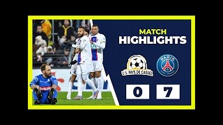 PSG  7 - 0 Pays De Cassel | Highlights | Mbappé & Neymar SHOW Tonight