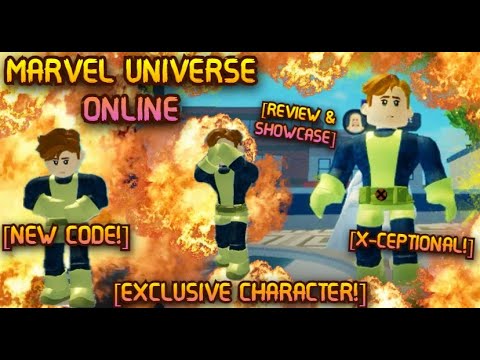 MARVEL UNIVERSE ONLINE:[CODE] EXCLUSIVE CHARACTER[X-CEPTIONAL] SHOWCASE & REVIEW!!