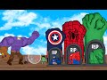 Super Hero: Evolution and Development of hand with Marvel Team : Size comparison [2024] - FUNNY