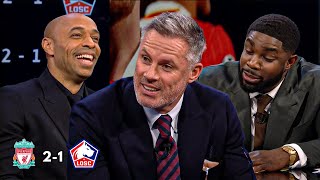 Liverpool vs Lille 2-1 🔥 Carragher, Henry and Richards Reaction and Analysis - Arne Slot 7/7 in UCL