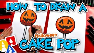 How To Draw A Halloween Cake Pop