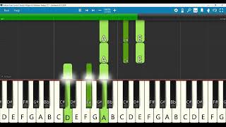 Kottum Pani Sooda Keyboard Chords A Major 6/8 Modern Tempo 127 | கொட்டும் பனி சூட | Yaron