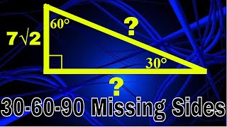 30-60-90 Right Triangles - Find the Side Lengths