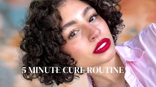 5-Minute Wash \u0026 Go?! My Insanely Fast Curl Routine You Need to Try! ♡