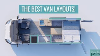 BEST VAN LAYOUTS: how to design your van conversion | VAN LIFE BUILD