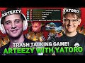 TRASH TALKING GAME! ARTEEZY with YATORO against TIMADO in HIGH MMR DOTA 2