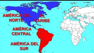 Países de América: Localización y Capitales.