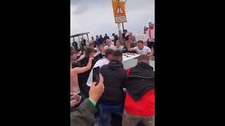 🏴󠁧󠁢󠁥󠁮󠁧󠁿Drunk aggressive England Hooligans att×ck police in Blackpool on EURO FINAL - 07.07.2021