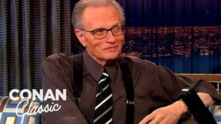 Larry King Coaches Conan On His Interview Technique | Late Night with Conan O’Brien