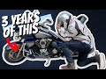 3 years ownership of the Kawasaki Vulcan Voyager