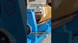 Sheet rolling machine, sheet metal roller,plate roller, +91 9983210453 #sheetmetal #rolling #bender