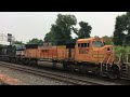 seaboard system heritage unit csx m653 with awesome crew and some ns intermodal at charlotte